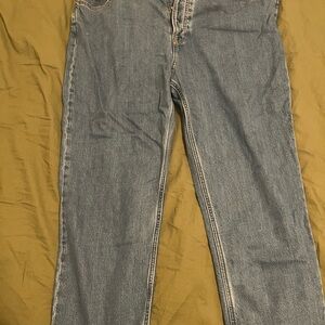 Everlane Straight Leg Jeans - Classic Blue